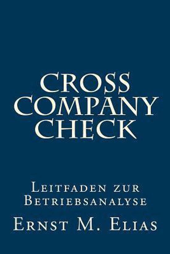 Cross Company Check, Leitfaden Zur Betriebsanalyse - cover
