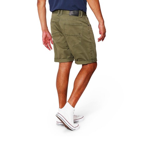 Twinlife Bermuda Uniform short heren groen/bruin | bol.com