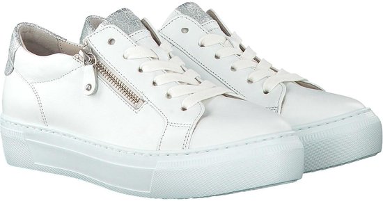 Gabor Dames Sneakers 314 - Wit - Maat 40,5 | bol.com