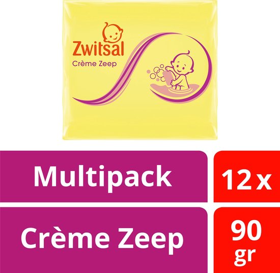 Bol Com Zwitsal Baby Creme Zeep 12 X 90 Gr Voordeelverpakking