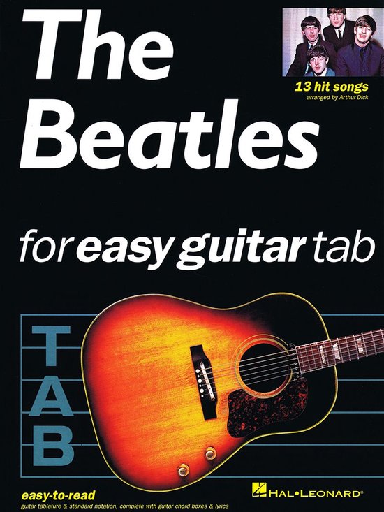 The Beatles for Easy Guitar Tab (Songbook) - cover