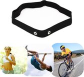 Universele Vervang Borstband Voor Polar H7/H10/H1 / Garmin ANT+/HRM Tri Run / Wahoo Tickr Hartslagmeter - Zwart