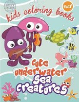 Kids Coloring Books Cute Underworld Sea Creature