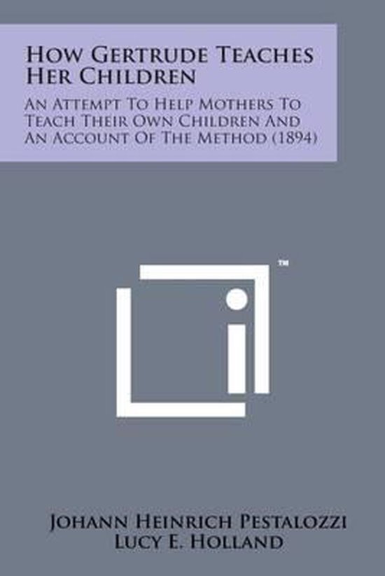 How Gertrude Teaches Her Children - cover
