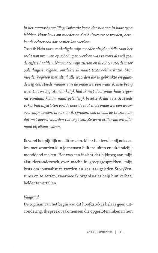 Echte leiders hebben een goed verhaal