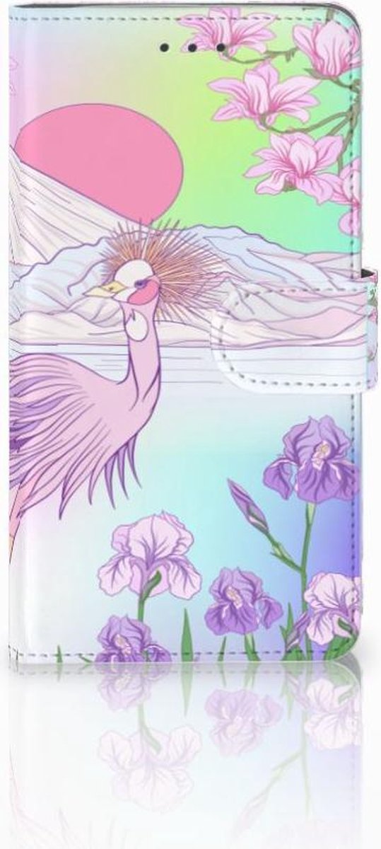 Samsung Galaxy J7 2016 Telefoonhoesje met Pasjes Bird