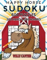 Happy Horse Sudoku 600 Puzzles, 300 Hard and 300 Extra Hard
