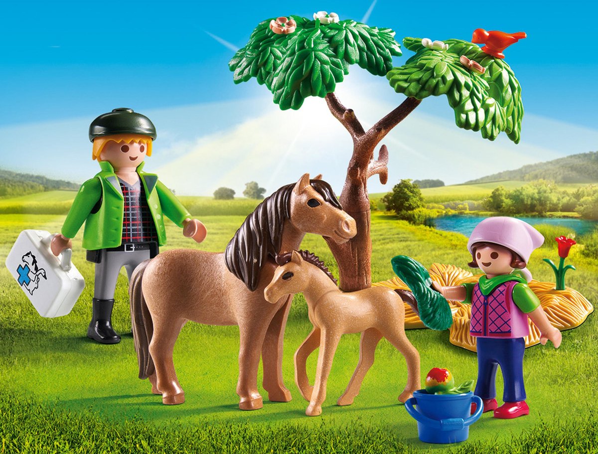 PLAYMOBIL Dierenarts met pony's - 6949 — afbeelding 5