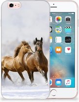 Geschikt voor iPhone 6s Hoesje Paarden