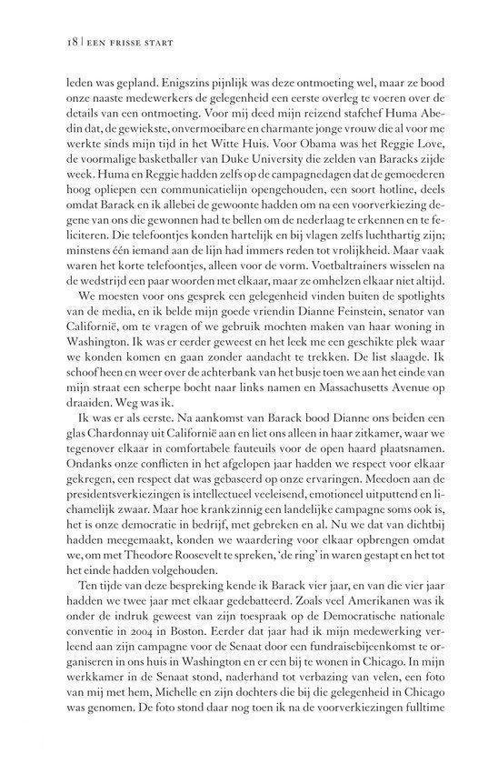 Een pagina uit een boek met Nederlandse tekst, inclusief de titel '18 EEN FRISSE START'.