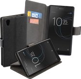 MP Case zwart book case style voor Sony Xperia L1 wallet case