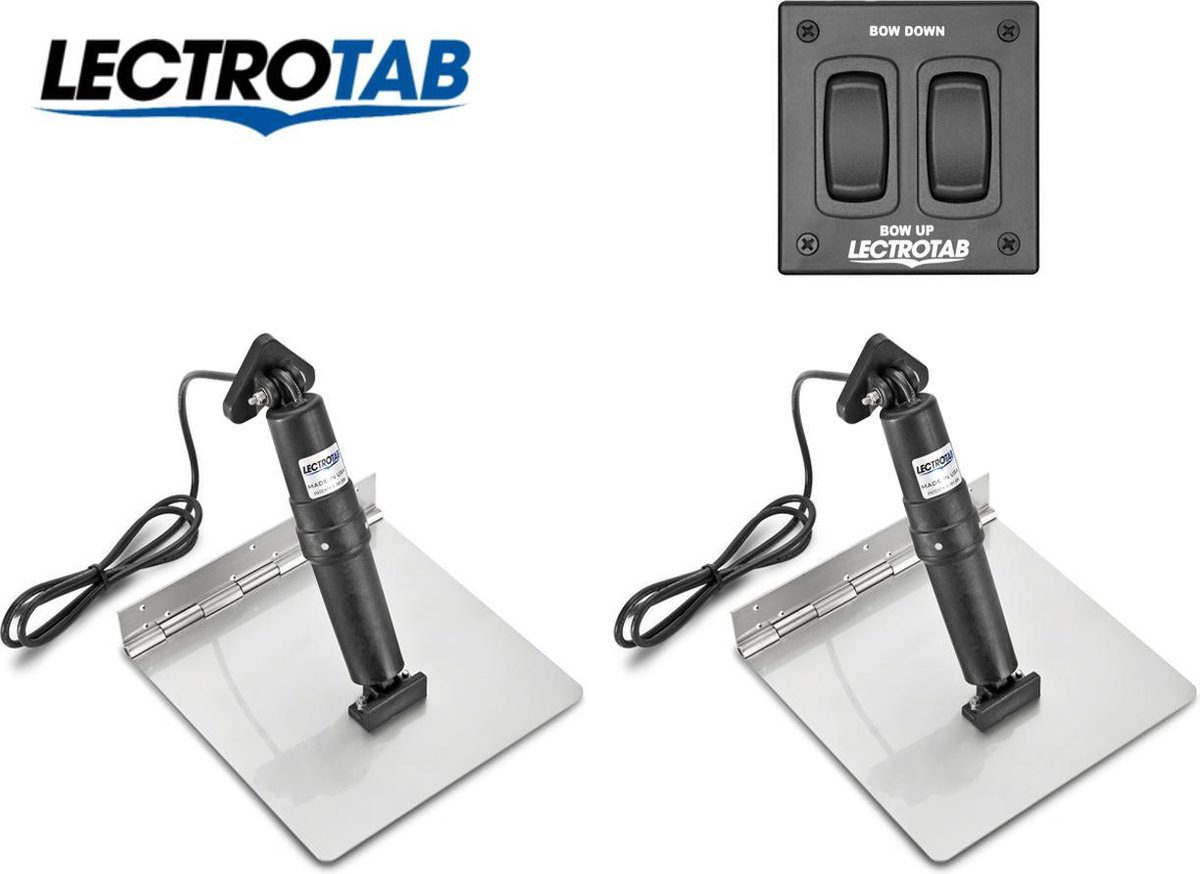 Lectrotab 12 Volt RVS Trimplaten XKAF9X18