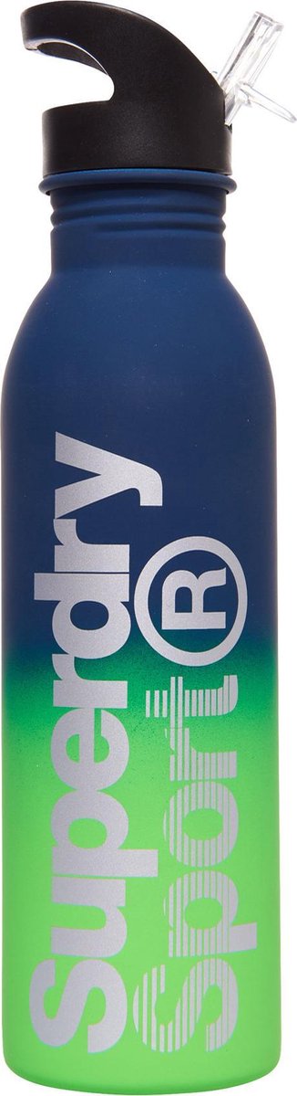 Superdry Drinkfles - blauw/groen | bol.com
