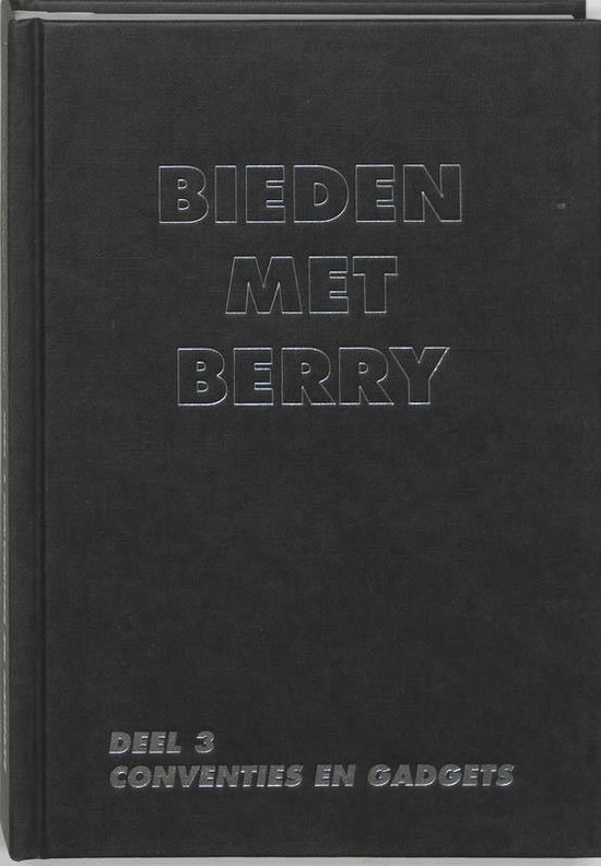 9789074950091 - Bieden Met Berry Dl 3 Conventies Gadgets