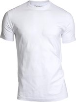 Garage 101 - Classic Fit 2-pack T-shirt ronde hals korte mouw wit S 100% katoen