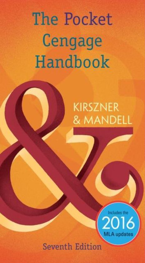 The Cengage Handbook 2016 MLA Update Edition - cover
