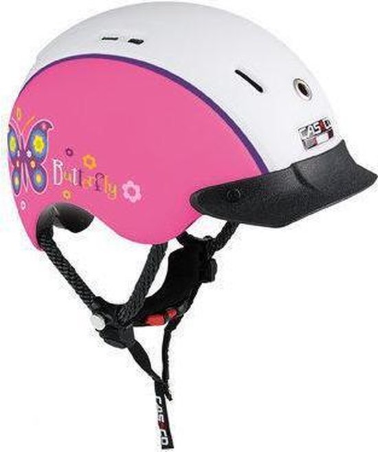 CASCO MINI-GENERATION roze-wit fietshelm kids maat XS 40-50cm | bol.com