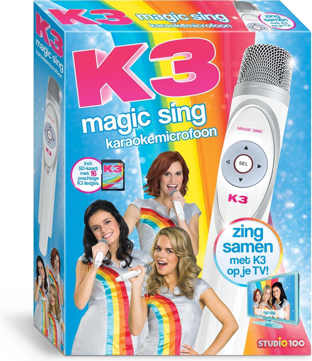 K3 karaoke microfoon Studio 100 Magic Sing | bol.com