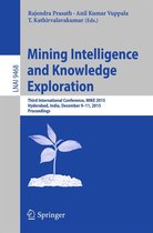 Lecture Notes in Computer Science 9468 - Mining Intelligence and Knowledge Exploration