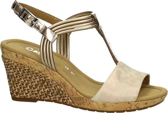Gabor - 62828 - Sandalen op sleehak - Dames - Maat 36 - Roze - 94 -Caruso  Rame | bol.com