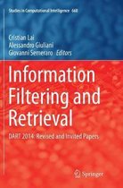 Information Filtering and Retrieval: DART 2014