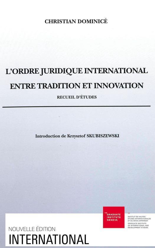 International - L’ordre juridique international entre trad ... - cover
