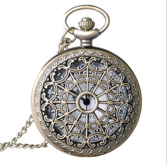 Treasure Trove Vintage Lange Ketting Opengewerkt Horloge - Dames - 82 cm |  bol.com
