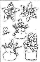 Tiny's Clear Stamps Sneeuwsterren
