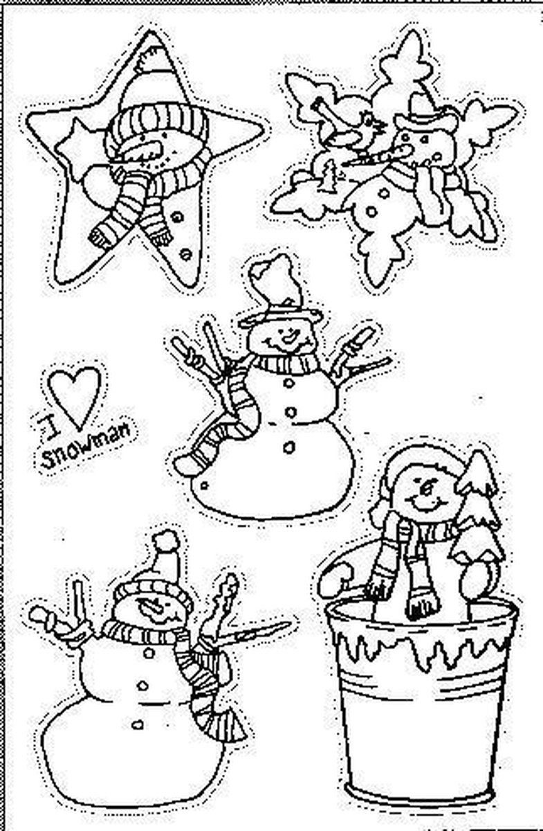 Tiny's Clear Stamps Sneeuwsterren