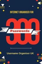 Internet Organiser for 300 Passwords