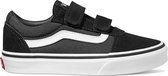 Vans Youth Ward V Suede/Canvas Sneakers - Black/White - Maat 35