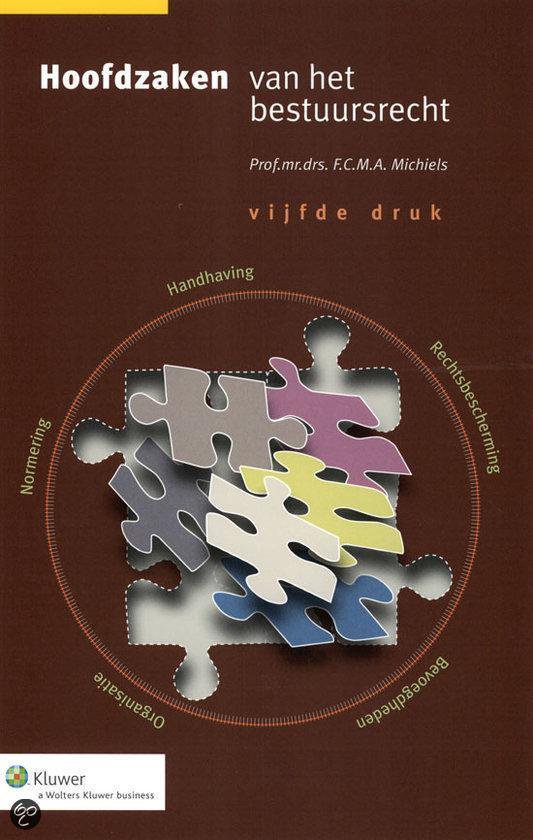 Hoofdzaken van het bestuursrecht - cover
