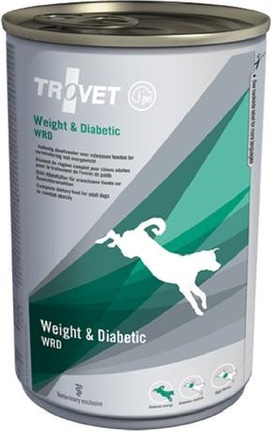 Trovet weight & diabetic dog wrd
