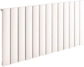 Design radiator horizontaal aluminium mat wit 60x123cm1369 watt- Eastbrook Malmesbury