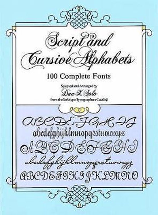 And Cursive Script Script and Cursive Alphabets, Dan X. Solo | 9780486253060 | Boeken | bol