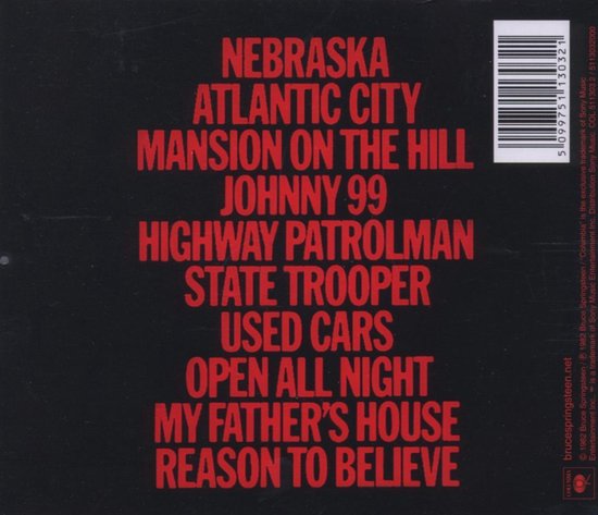 Bruce Springsteen Nebraska - CD uit 1982 | bol