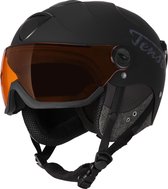 Tenson Delta Visor 5013192-Ski Helmet-Unisex-Maat-L-Black