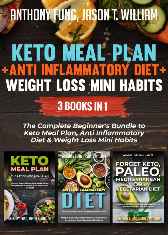 Keto Meal Plan + Anti Inflammatory Diet + Weight Loss Mini H ... - cover