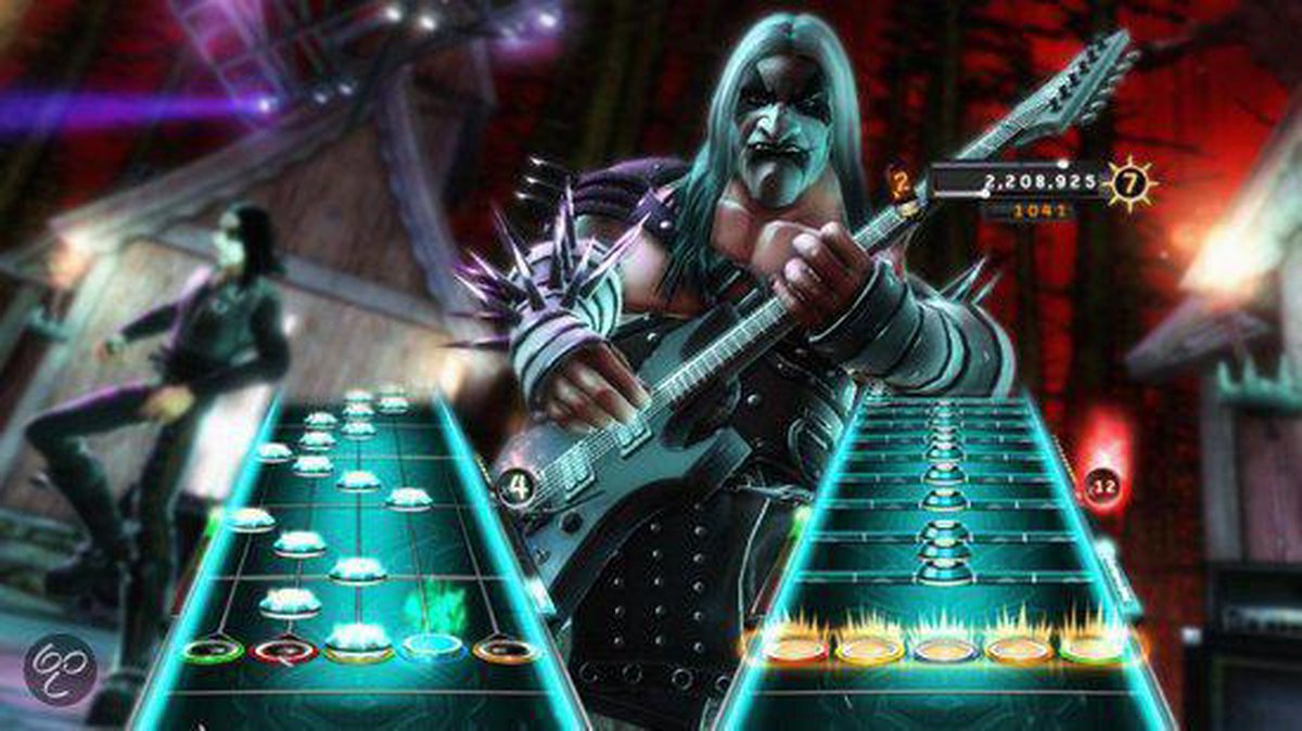 Guitar Hero Warriors of Rock +Guitare Jeu XBOX 360 - Jeux vidéo