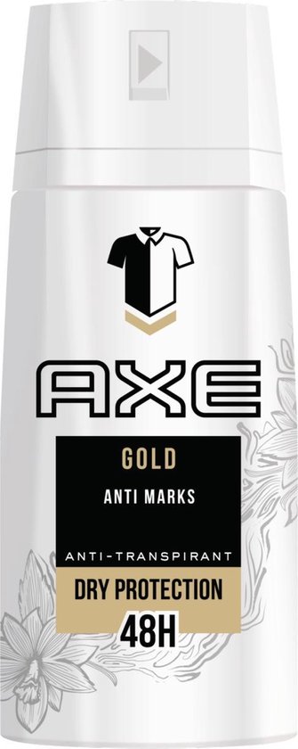 Onderhandelen koolhydraat Karakteriseren AXE Deo Spray Gold Mannen - Deodorant 150 ml | bol.com