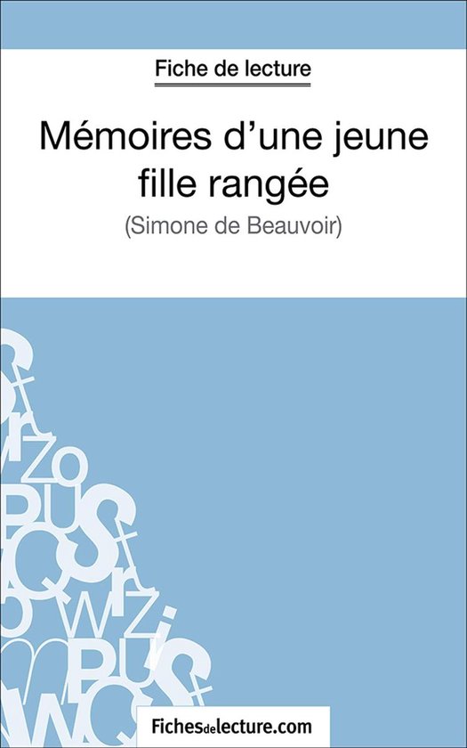 Mémoires d'une jeune fille rangée - cover