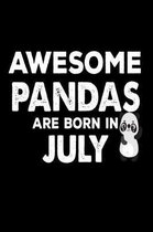 Awesome Pandas Are Born In July