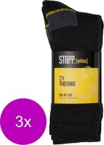 Stapp Yellow Herensok Thermo Antraciet - Sokken - 3 x 39-42 2-Pack