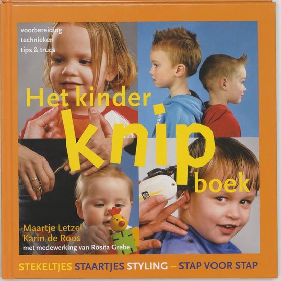 Cover van het boek 'Het kinderknipboek' van M. Letzel en K. de Roos