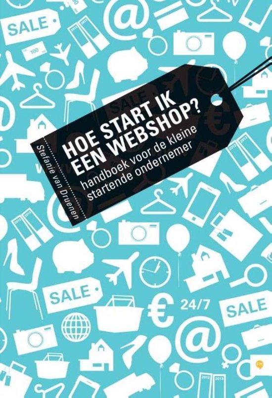 Cover van het boek 'Hoe start ik een webshop?' van Stefanie van Druenen