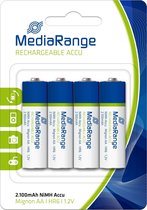 MediaRange MRBAT121 Nikkel Metaal Hydride 2100mAh 1.2V oplaadbare batterij/accu