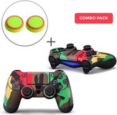 Army Camo Mix Combo Pack - PS4 Controller Skins PlayStation Stickers + Thumb Grips