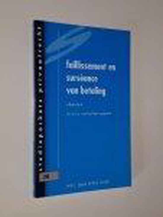 Faillissement en surseance van betaling - cover