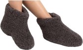 Chaussons / chaussons en laine marron pour femmes / hommes 40