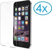 4 Pack - Glazen Screen protector Tempered Glass 2.5D 9H (0.3mm) voor iPhone 6 / 6S
